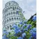 Картина за номерами Strateg ПРЕМІУМ Пізанська башня розміром 30х40 см (SS6600)