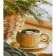 Картина по номерам Strateg ПРЕМИУМ Хвойный кофе размером 30х40 см (SS6632)