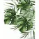 Paint by number Strateg PREMIUM Monstera leaves with varnish size 30x40 cm (SS6766)