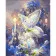 Paint by number Strateg PREMIUM Fairy flowers with varnish size 30x40 cm (SS6771)