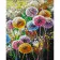 Paint by number Strateg PREMIUM Incredible dandelion with varnish size 30x40 cm (SS6800)