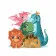 Paint by number SV-0046 "Little dinosaur friends", 30x40 cm
