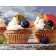 Paint by number Premium SY6166 "Cupcakes with blueberries", 40x50 cm