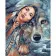 Paint by number Premium SY6253 "Wolf-guardian", 40x50 cm