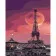 Paint by number Premium SY6377 "Full moon in Paris", 40x50 cm