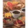 Картина за номерами Strateg Ранкові солодщі до кави на кольоровому фоні розміром 40х50 см (SY6422)