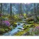 Paint by numbers Strateg PREMIUM In the middle of the forest with varnish size 40х50 sm (SY6607)