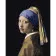 Paint by numbers Strateg PREMIUM Girl with a pearl earring with varnish size 40х50 sm (SY6635)