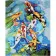 Paint by numbers Strateg PREMIUM Watercolor fish with varnish and level size 40х50 sm SY6689