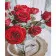 Paint by numbers Strateg PREMIUM Flowers in a vase with varnish size 40х50 sm (SY6707)