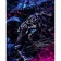 Paint by numbers Strateg PREMIUM Space leopard with varnish size 40х50 sm (SY6759)