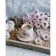 Paint by numbers Strateg PREMIUM Coffee with flowers with varnish size 40х50 sm (SY6805)