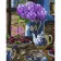 Paint by numbers Strateg PREMIUM Hydrangea and cherries with varnish size 40х50 sm (SY6822)