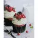 Paint by number Strateg PREMIUM Cupcake for breakfast with varnish size 40x50 cm (SY6843)