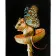 Paint by numbers Strateg PREMIUM Mouse on the mushroom with varnish size 40х50 sm (SY6873)