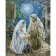 Paint by numbers Strateg PREMIUM Christ was born with varnish size 40х50 sm (SY6888)