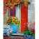 Paint by numbers Strateg PREMIUM Flowers on the porch with varnish size 40х50 sm (SY6924)