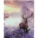 Paint by numbers Strateg PREMIUM Deer at dawn with varnish size 40х50 sm (SY6925)