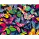 Картина за номерами Преміум Різнокольорові метелики 40х50 см VA-0125