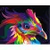 Paint by number Premium VA-0137 "Pop Art rooster", 40x50 cm