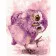 Paint by number Premium VA-0258 "Purple Owl", 40x50 cm