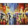 Paint by number Premium VA-0360 "Rain on the streets of the metropolis", 40x50 cm
