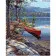 Paint by number VA-0370 "Picturesque pine coast", 40x50 cm