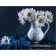 Картина «Ромашки в білому глечику», 40х50 см
