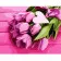 Картина «Розовые тюльпаны» по номерам, 40х50 см