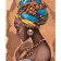 Paint by number VA-0607 "Girl from Africa", 40x50 cm