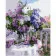 Paint by number VA-0642 "lilac bouquet on the table", 40x50 cm