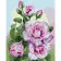 Paint by number Premium VA-0658 "Sprig of pink roses", 40x50 cm