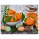 Картина за номерами Strateg ПРЕМІУМ Апельсини з макарунами з лаком та рівнем 40х50 см VA-0781