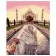 Paint by number Premium VA-0786 "Girl near the Taj Mahal", 40x50 cm