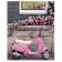 Картина за номерами Преміум Рожевий скутер 40х50 см VA-0863