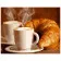 Картина «Кофе с круассанами» по номерам, 40х50 см
