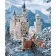 Картина «Зимний замок» по номерам, 40х50 см