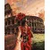 Paint by number Colosseum in the evening Strateg with varnish size 40x50 cm (VA-1229)