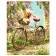 Paint by number Premium VA-1286 "Bicycle in the garden", 40x50 cm