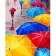Картина за номерами Преміум Різнобарвні парасольки 40х50 см VA-1328