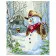 Paint by number VA-1421 "Cowboy Snowman", 40x50 cm