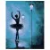 Картина по номерам «Балерина под фонарем», 40х50см