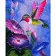 Paint by number VA-1464 "Bright hummingbird", 40x50 cm