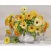 Paint by number Premium VA-1489 "Yellow marigold bouquet", 40x50 cm