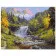 Paint by number Premium VA-1510 "Forest Waterfall", 40x50 cm