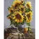 Paint by number VA-1524 "Still life with sunflowers", 40x50 cm