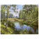 Картина по номерам Река в весеннем лесу 40х50 см VA-1528