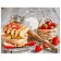 Paint by number Premium VA-1574 "Viennese waffles with strawberries", 40x50 cm