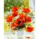 Картина «Букет польових квітів на підвіконні», 40х50 см