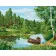 Paint by number Premium VA-1667 "Magic Pond", 40x50 cm